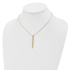 Leslie's 14K Polished Bar 2in ext. Necklace - Image 4