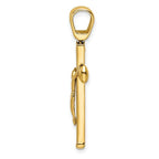 Leslie's 14K Polished Crucifix Pendant - Image 2