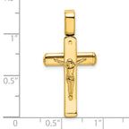 Leslie's 14K Polished Crucifix Pendant - Image 3