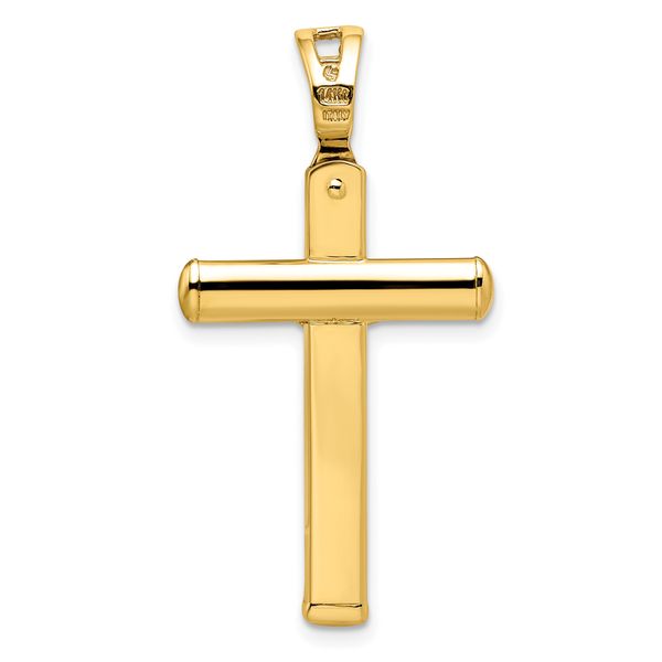 Leslie's 14K Polished Crucifix Pendant - Image 3
