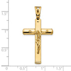 Leslie's 14K Polished Crucifix Pendant - Image 4