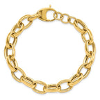 Leslie's 14K Polished Fancy Link 8in w/.5 ext. Bracelet - Image 4
