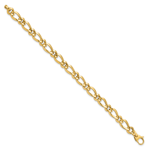 Leslie's 14K Polished Fancy Link 7.5in Bracelet - Image 2