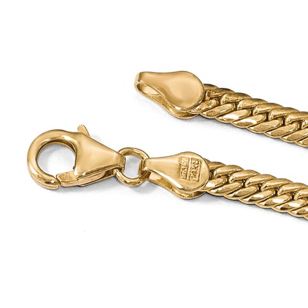 Leslie's 14K Polished Graduated Fancy Link Necklace - Image 3