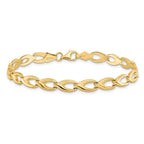 Leslie's 14K Fancy Link Bracelet - Image 3