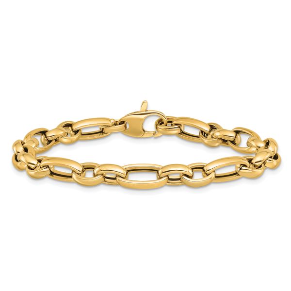 Leslie's 14K Polished Fancy Link Bracelet - Image 3