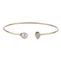 14KT Yellow Gold Akoya Pearl & LGD Bracelet