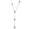 14KT Yellow Gold Akoya Pearl Necklace