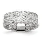 Leslie's 14k w/White Rhodium-plating Stretch Ring