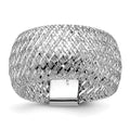Leslie's 14K with White Rhodium Plating Stretch Ring