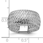 Leslie's 14K with White Rhodium Plating Stretch Ring - Image 5
