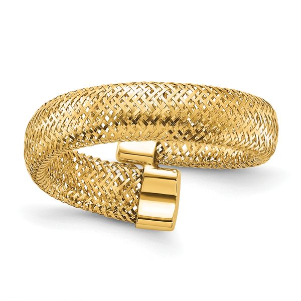 Leslie's 14K Mesh Bypass Stretch Ring