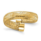 Leslie's 14K Mesh Bypass Stretch Ring