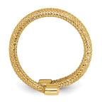 Leslie's 14K Mesh Bypass Stretch Ring - Image 2