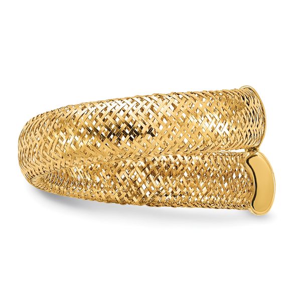 Leslie's 14K Mesh Bypass Stretch Ring - Image 3