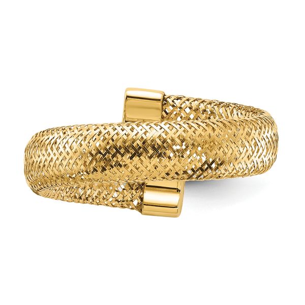 Leslie's 14K Mesh Bypass Stretch Ring - Image 4