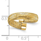 Leslie's 14K Mesh Bypass Stretch Ring - Image 5