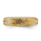 Leslie's 14K Mesh Tapered Stretch Ring - Image 4