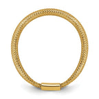 Leslie's 14K Polished Mesh Stretch Ring - Image 2