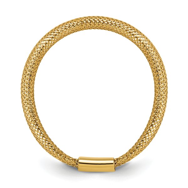 Leslie's 14K Polished Mesh Stretch Ring - Image 2