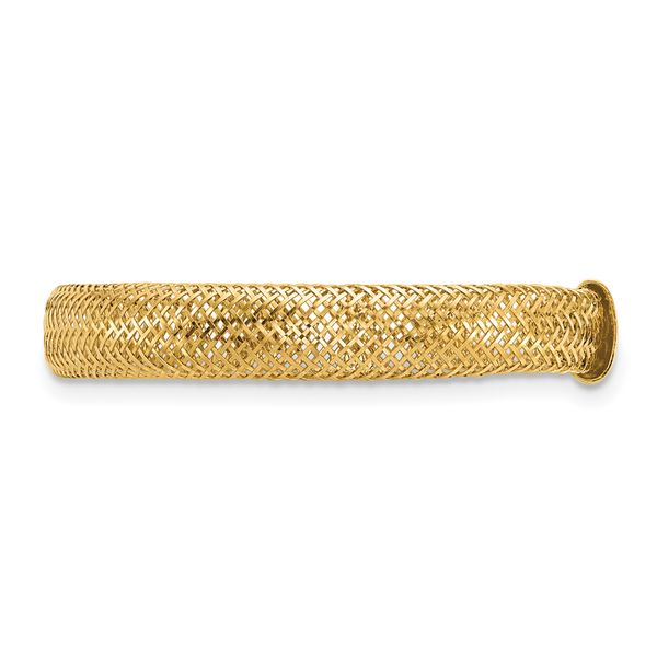 Leslie's 14K Polished Mesh Stretch Ring - Image 3