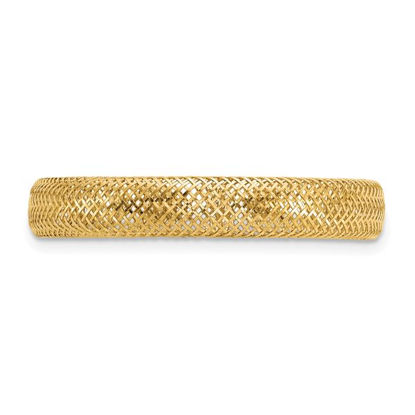 Leslie's 14K Polished Mesh Stretch Ring - Image 4