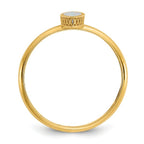 Leslie's 14K Polished Mother of Pearl Fancy Ring - Image 2