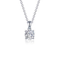 1.5 CTW 4-Prong Solitaire Necklace