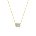 Emerald East�West Solitaire Choker