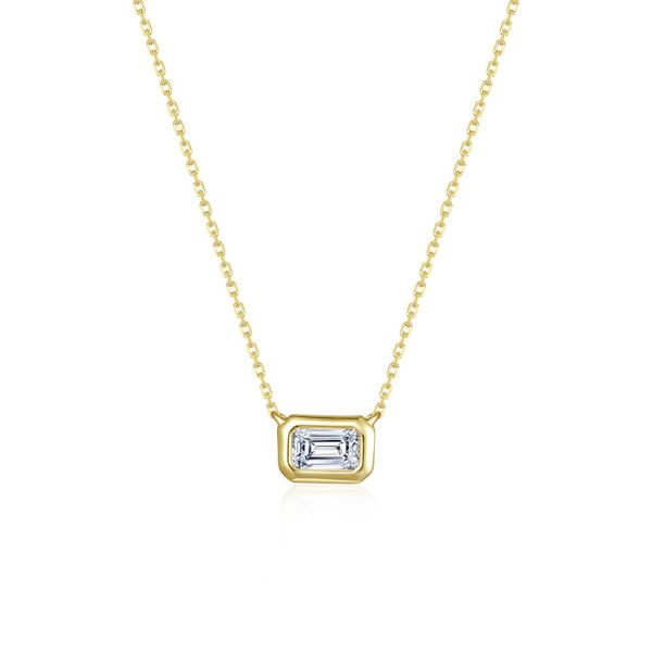 Emerald East�West Solitaire Choker