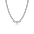 59 CTW Graduated Tennis Necklace