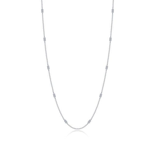 0.6 CTW Adjustable Station Necklace
