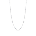 0.72 CTW Adjustable Station Necklace