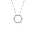 1.45 CTW Open Circle Necklace