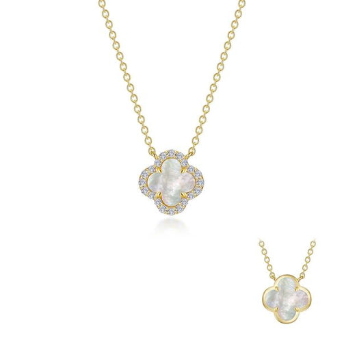 0.49 CTW Halo Necklace