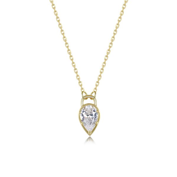 Pear Lock Necklace