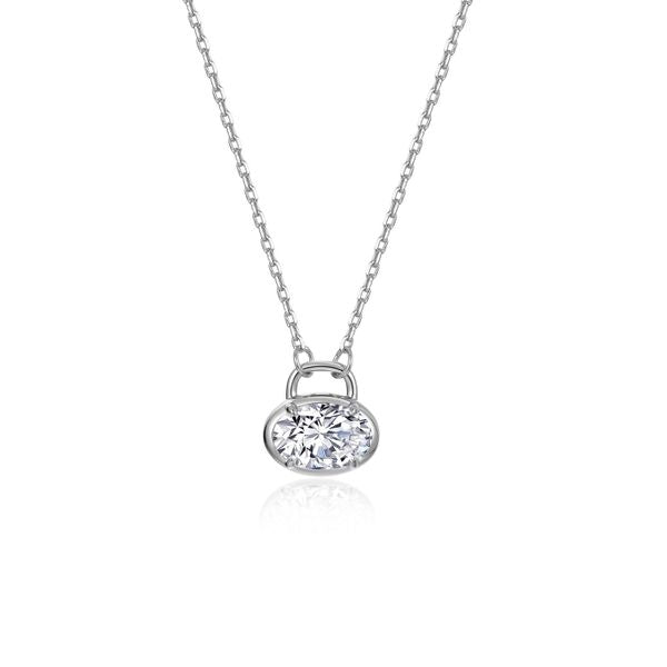 Oval Lock Necklace