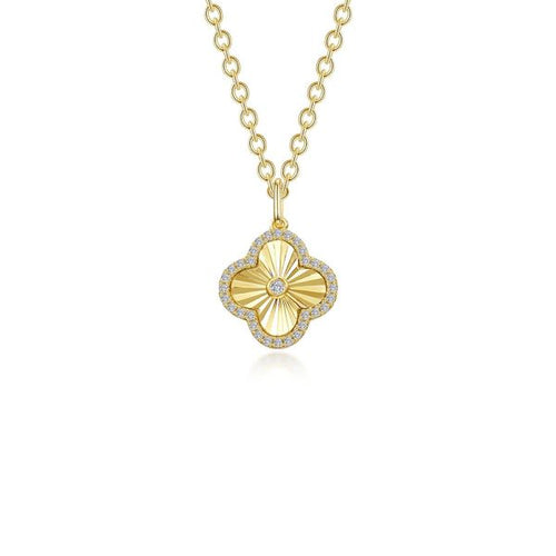 0.6 CTW Halo Necklace