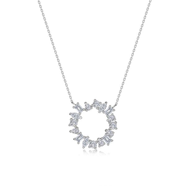 Prismatic Circle Necklace