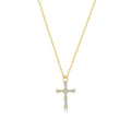 Eden Baguette Cross Necklace