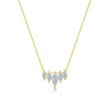 Marquise Crown Ear Jacket Earrings