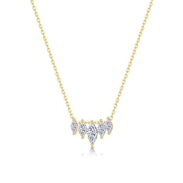 Marquise Crown Ear Jacket Earrings