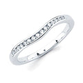 14k White Gold Anniversary Ring