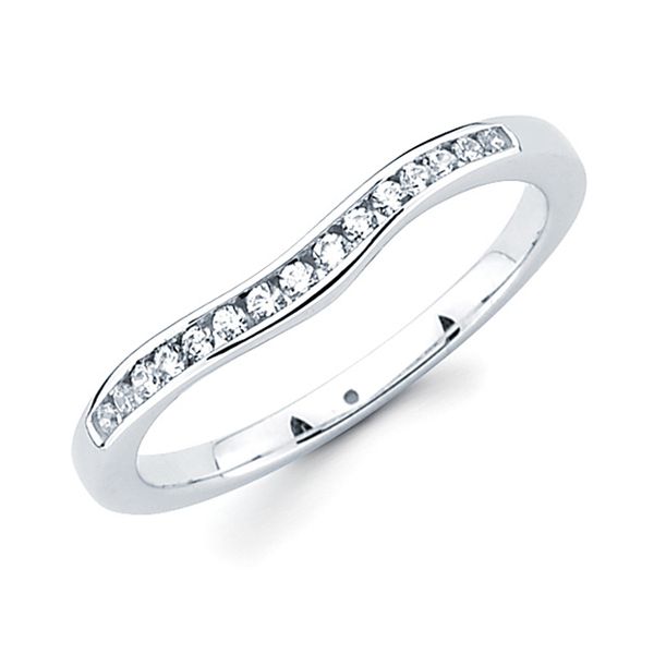 14k White Gold Anniversary Ring