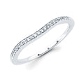14k White Gold Anniversary Ring