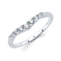 14k White Gold Anniversary Ring