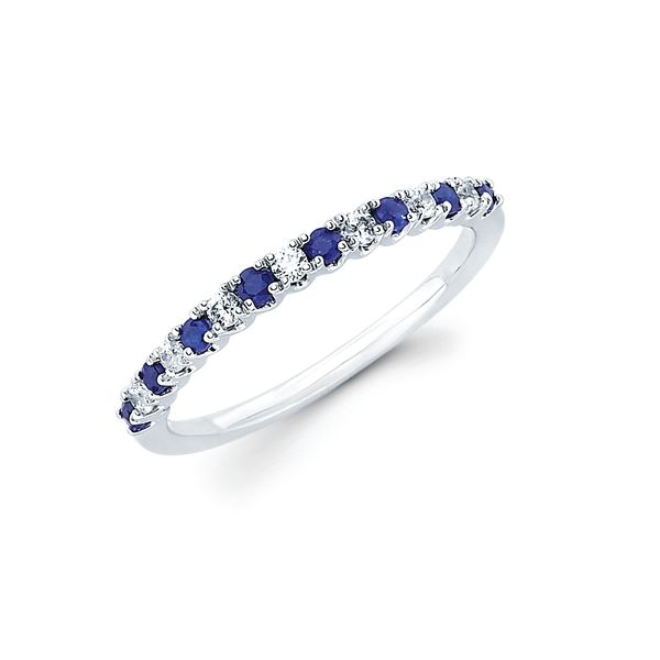 14k White Gold Gemstone Ring