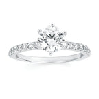 14k White Gold Bridal Set - Image 2