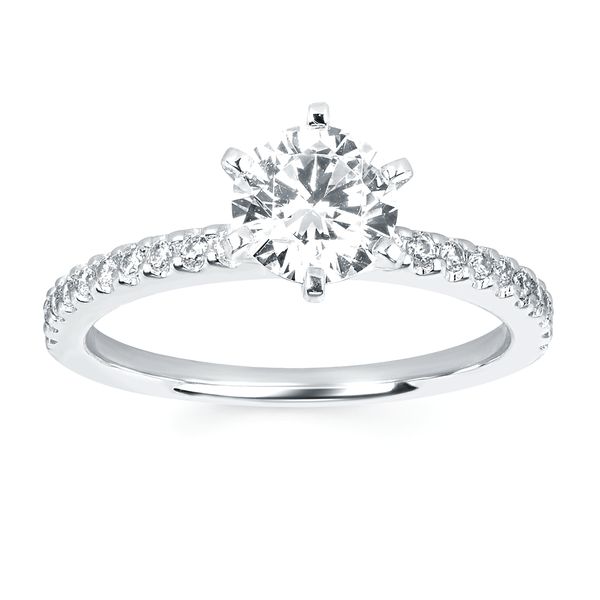 14k White Gold Bridal Set - Image 4