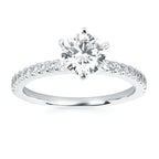 14k White Gold Bridal Set - Image 4